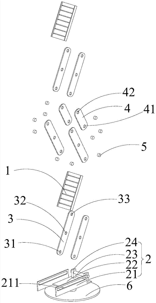 A solar panel deployment support structure and lamps