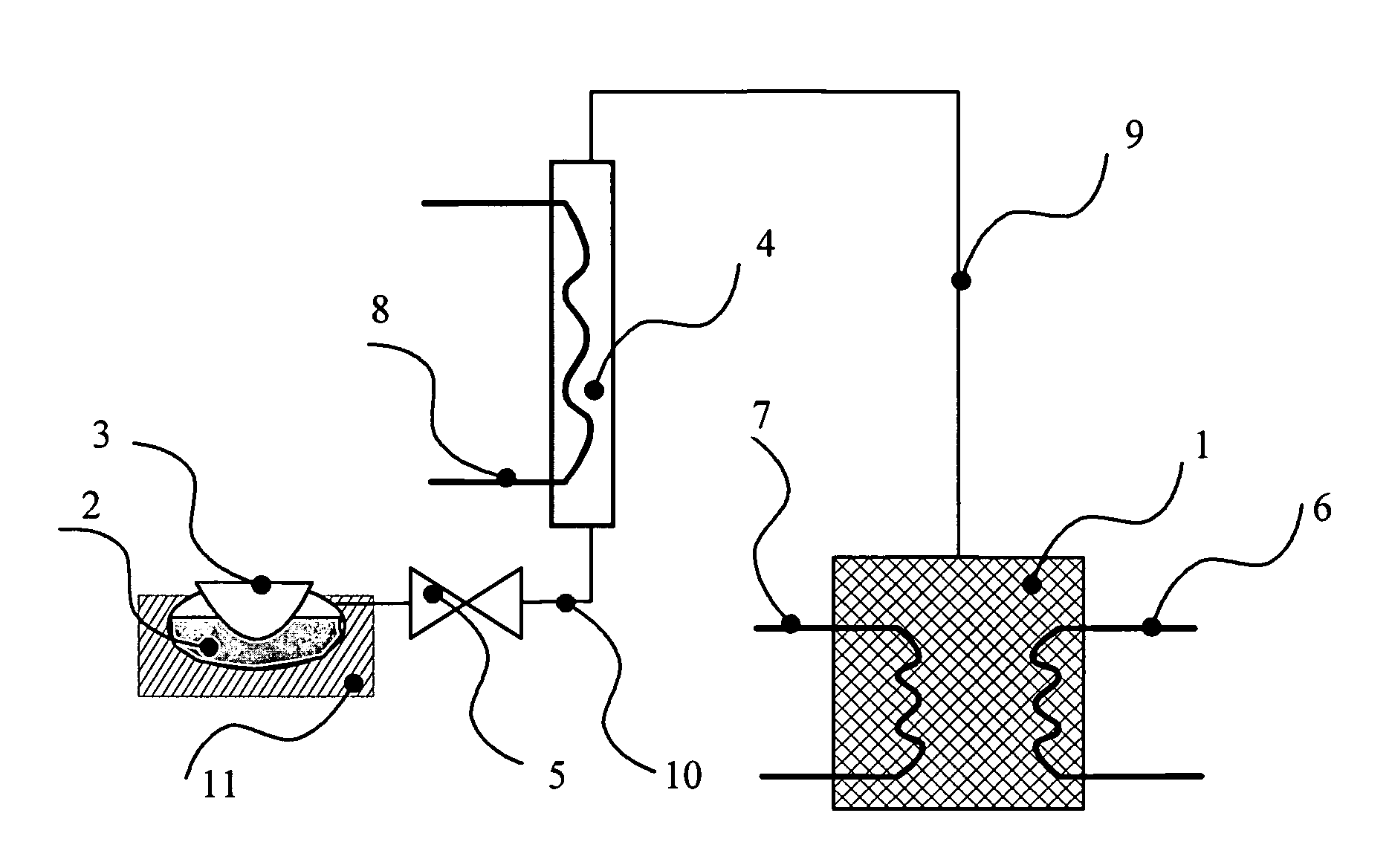 Method and device for rapid and high-power cold production