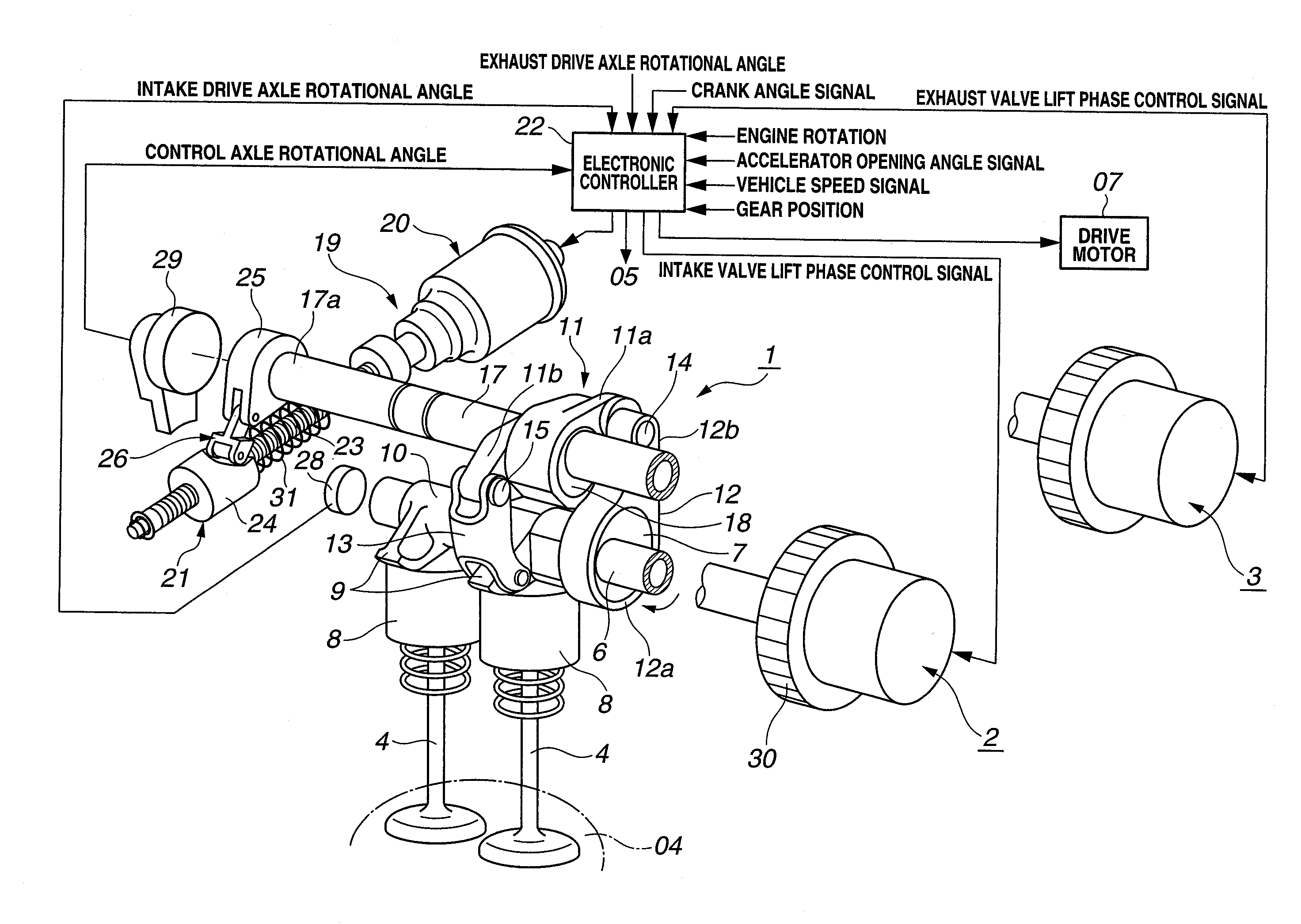 Variably operated valve apparatus for internal combustion engine, start system for internal combustion engine, and start control apparatus for internal combustion engine