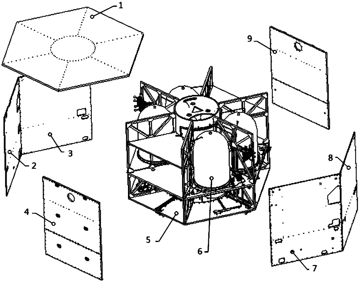 A high-orbit satellite assembly method based on bipropellant unified propulsion system