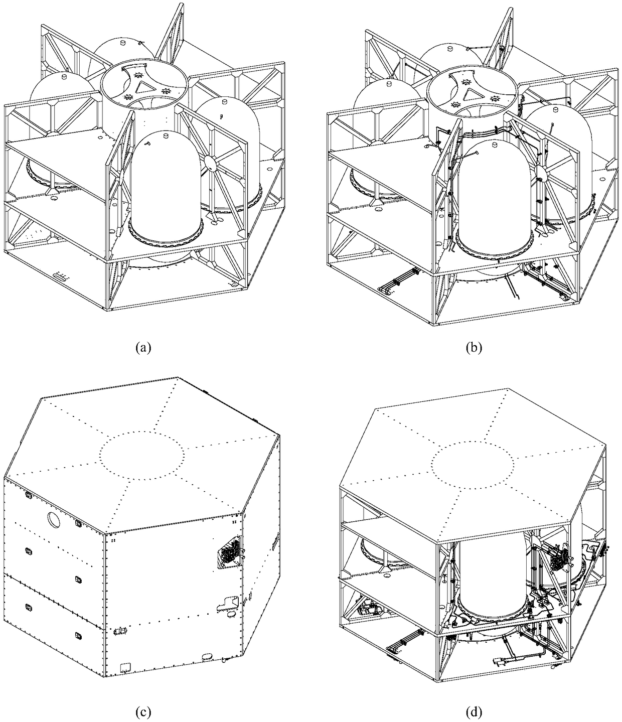 A high-orbit satellite assembly method based on bipropellant unified propulsion system
