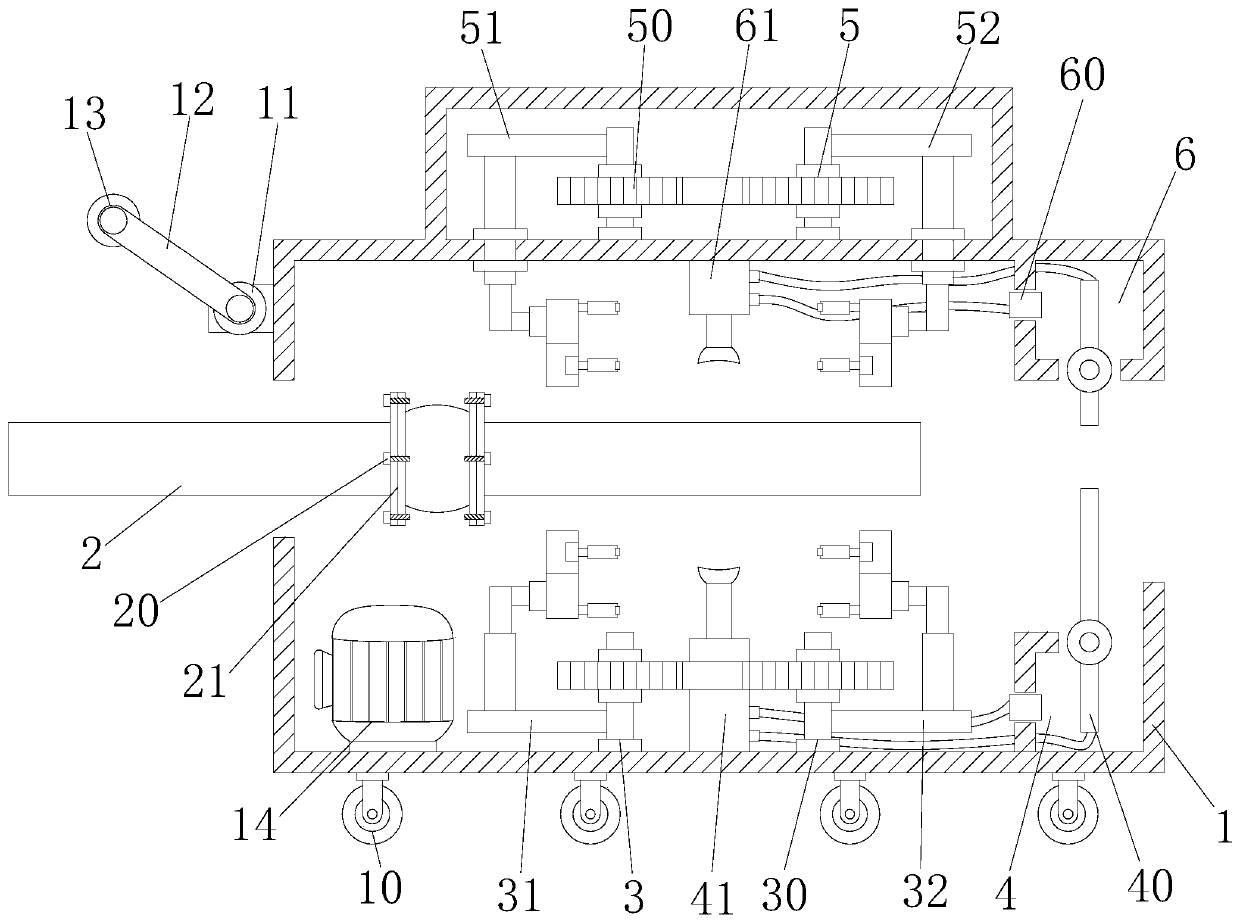 A kind of oil pipeline installation equipment