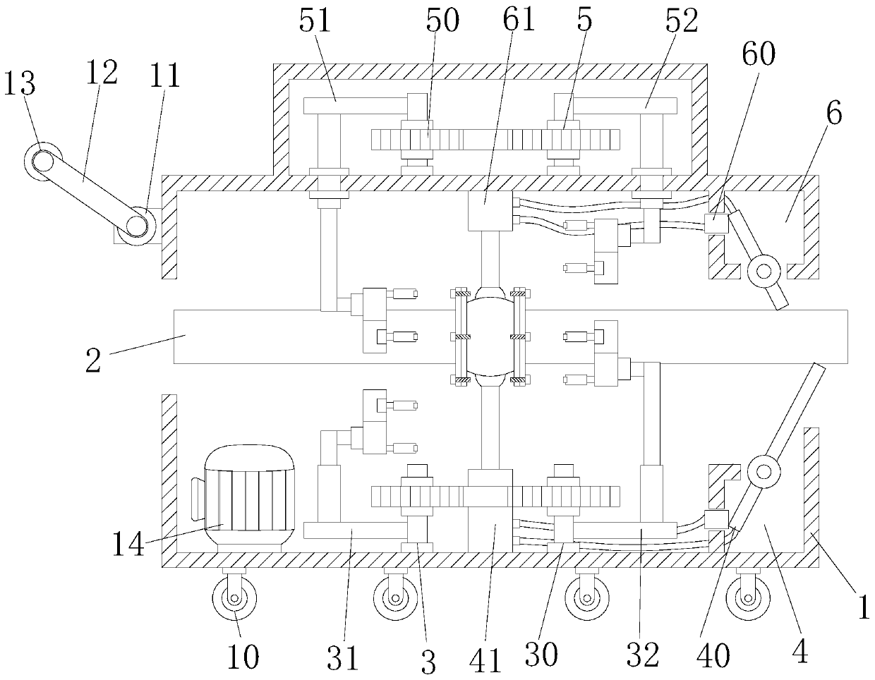 A kind of oil pipeline installation equipment