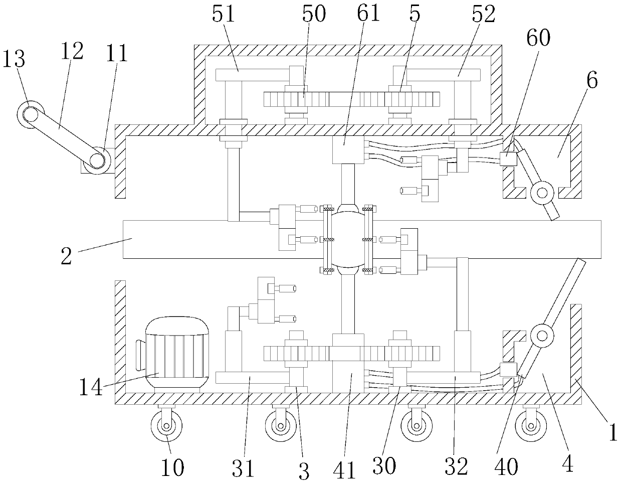 A kind of oil pipeline installation equipment