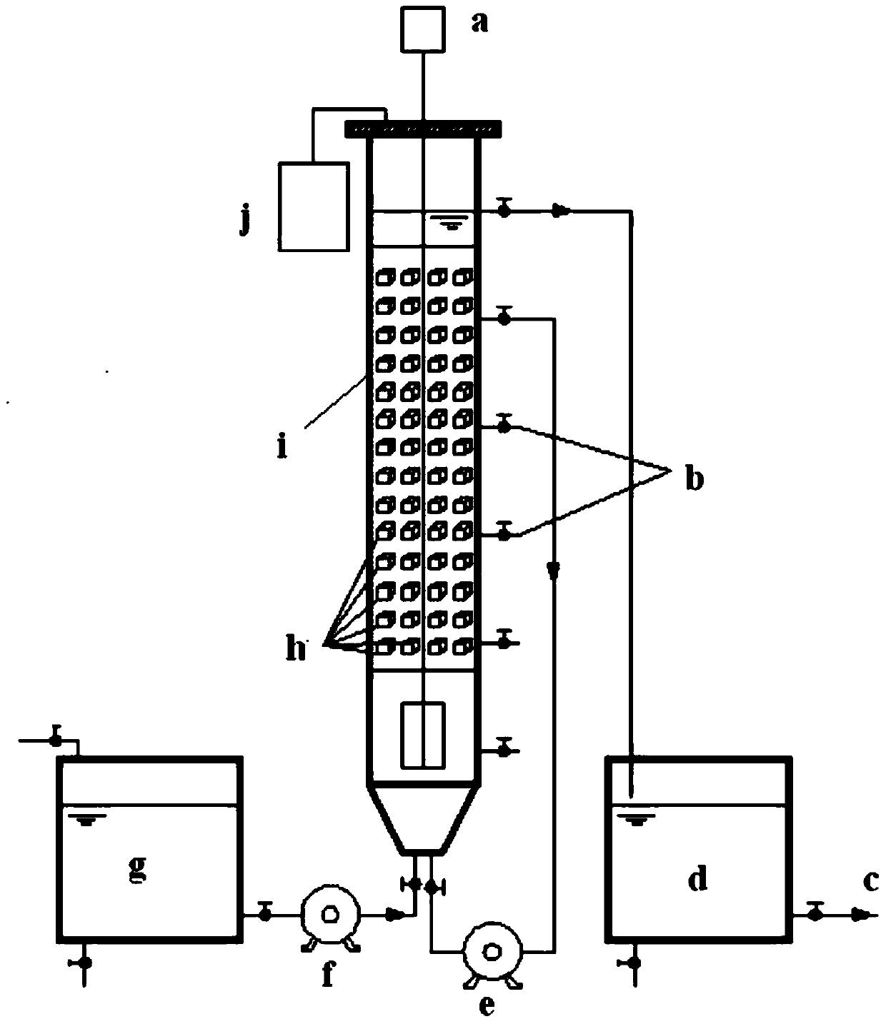 A rapid start-up method for continuous flow improved UCT autotrophic nitrogen and phosphorus removal process based on anaerobic ammonium oxidation