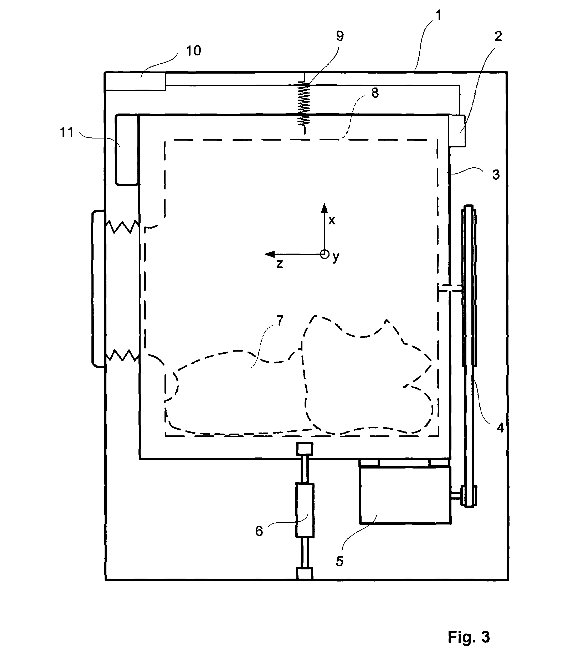 Method for the control of a spinning cycle of a washing machine and a washing machine suitable for performing said method