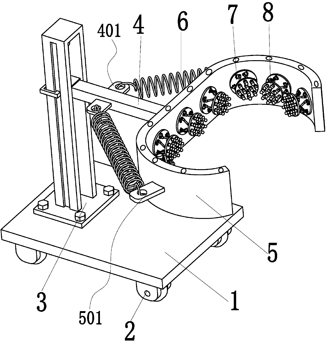 Cervical vertebra massage robot based on Stewart parallel mechanisms