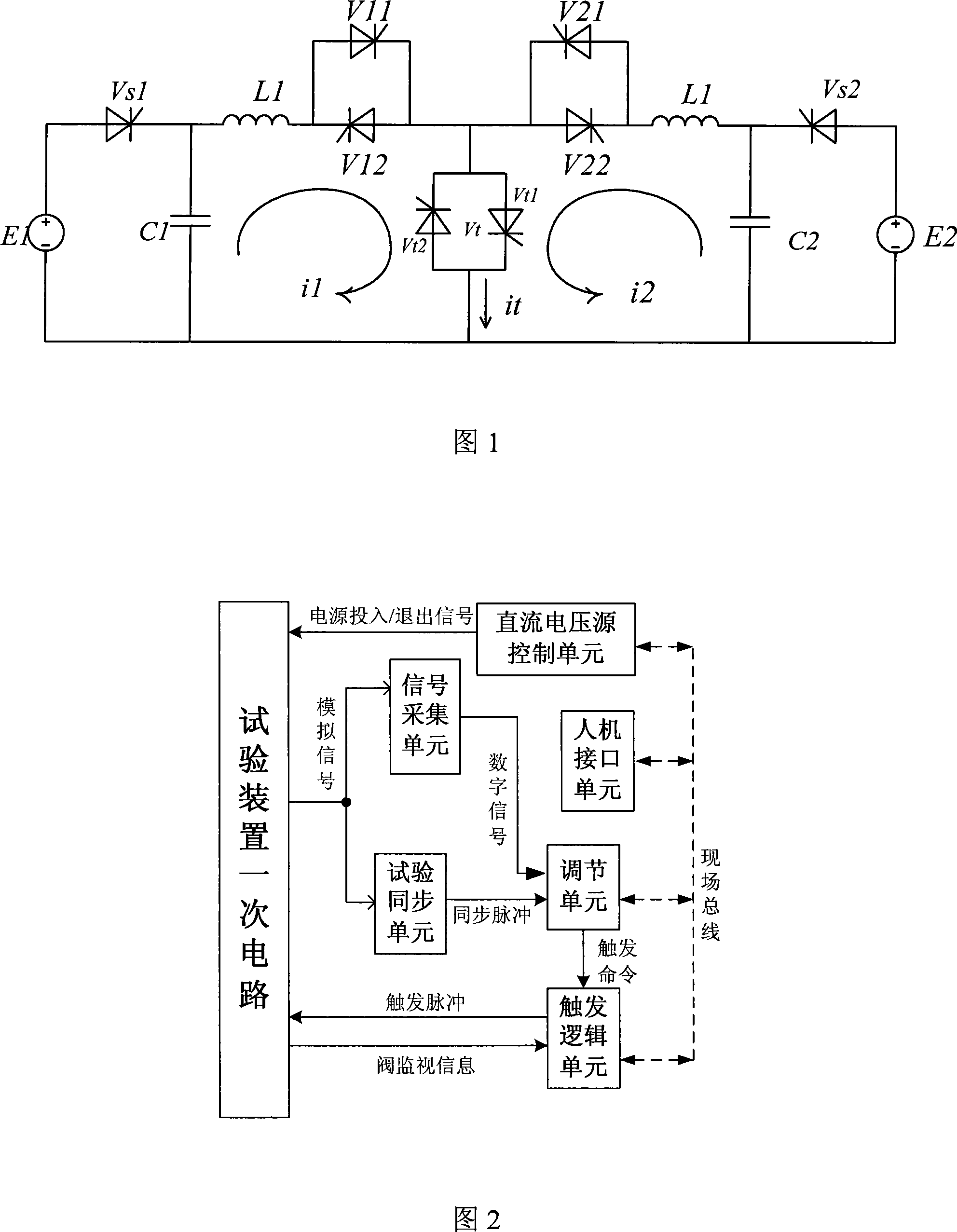 Thyristor switched capacitor high voltage valve test device and method