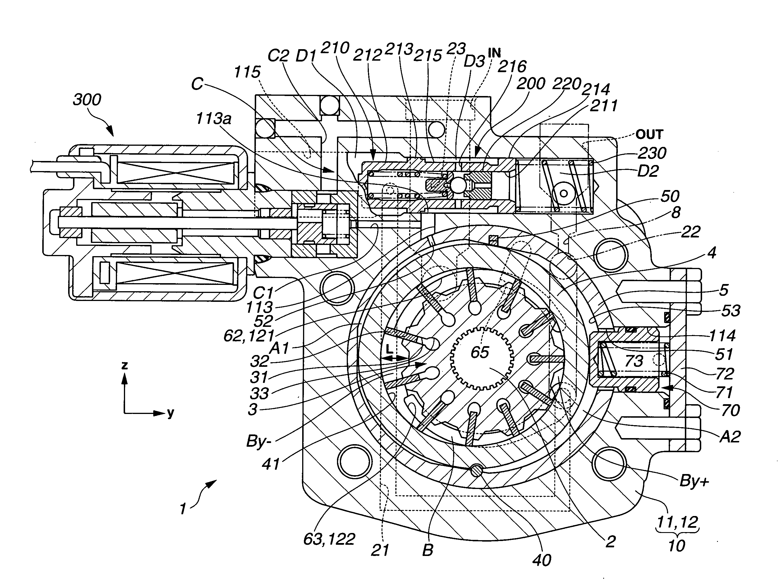 Variable displacement vane pump and method of controlling the same
