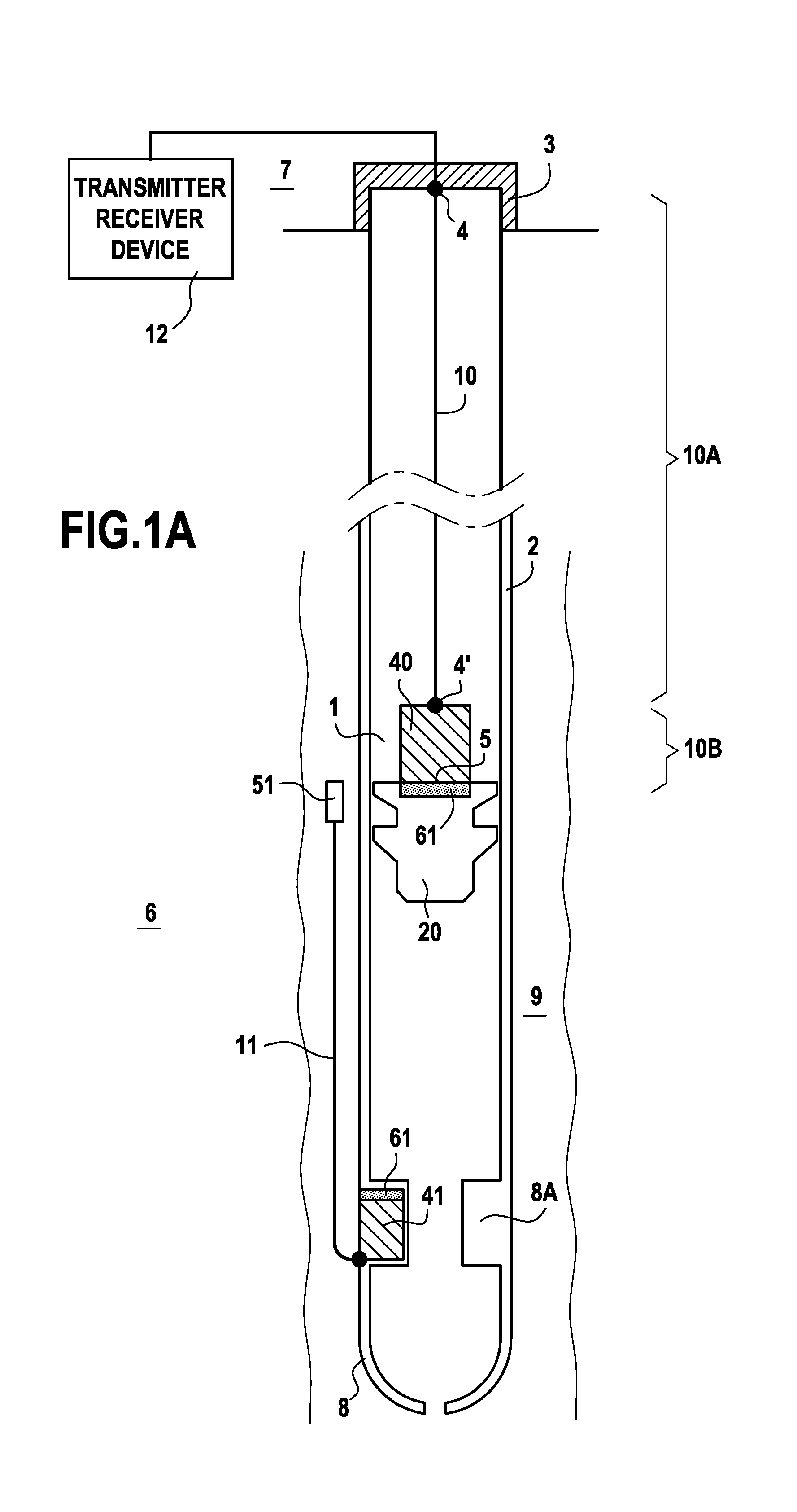 Method and Apparatus for Measuring a Parameter within the Well with a Plug