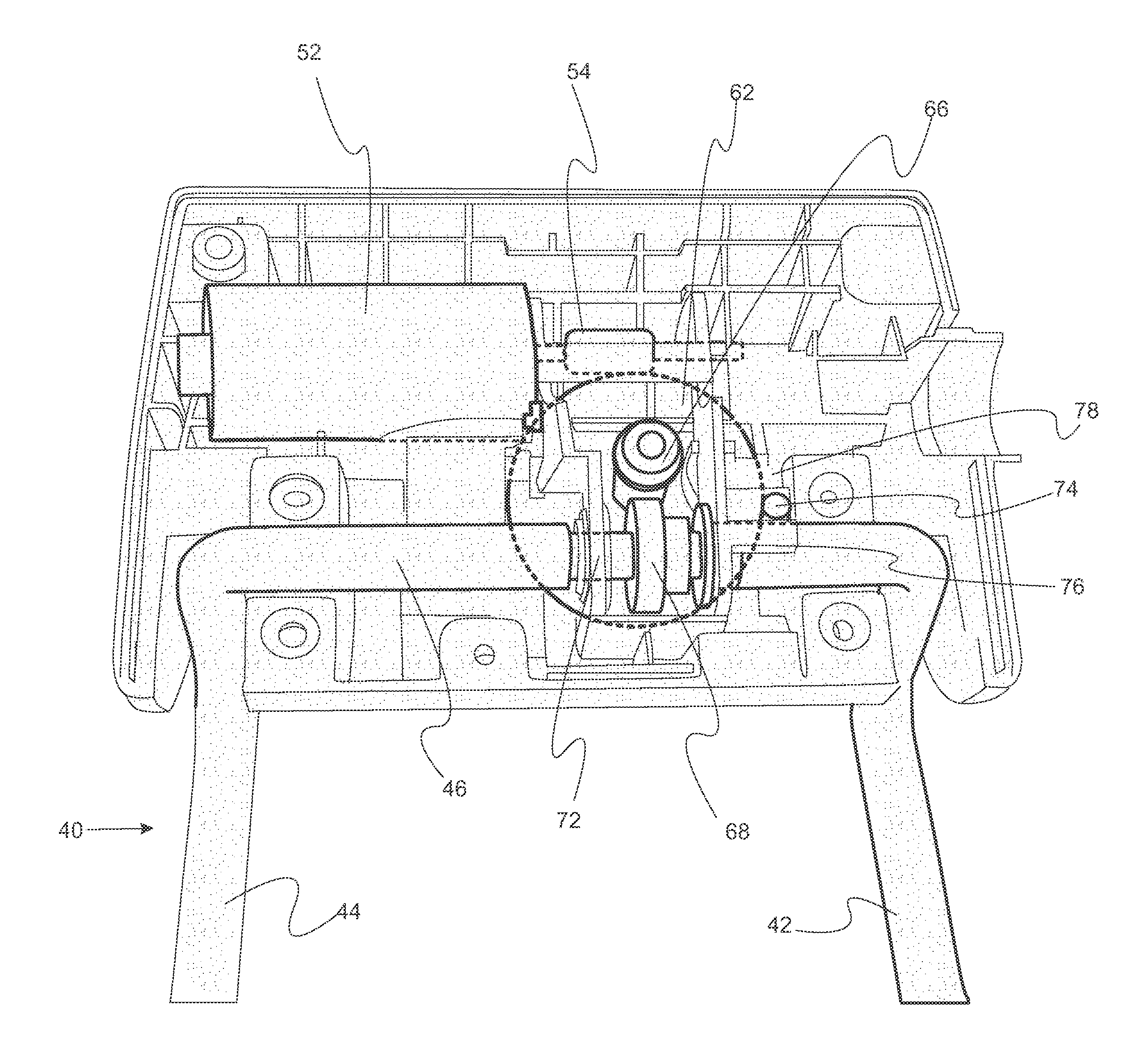 Power Return Folding Head Restraint