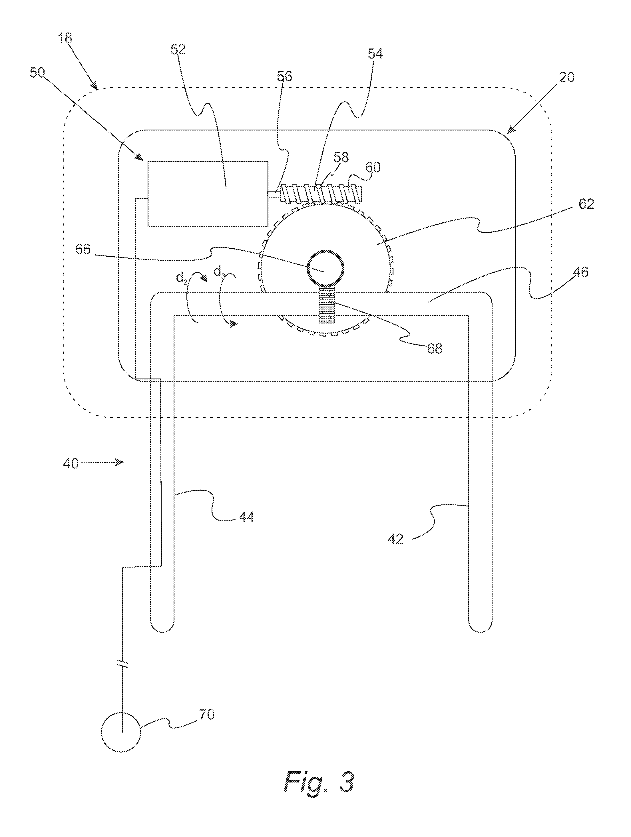 Power Return Folding Head Restraint