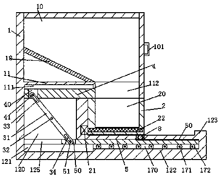 Novel heat preservation cabinet structure