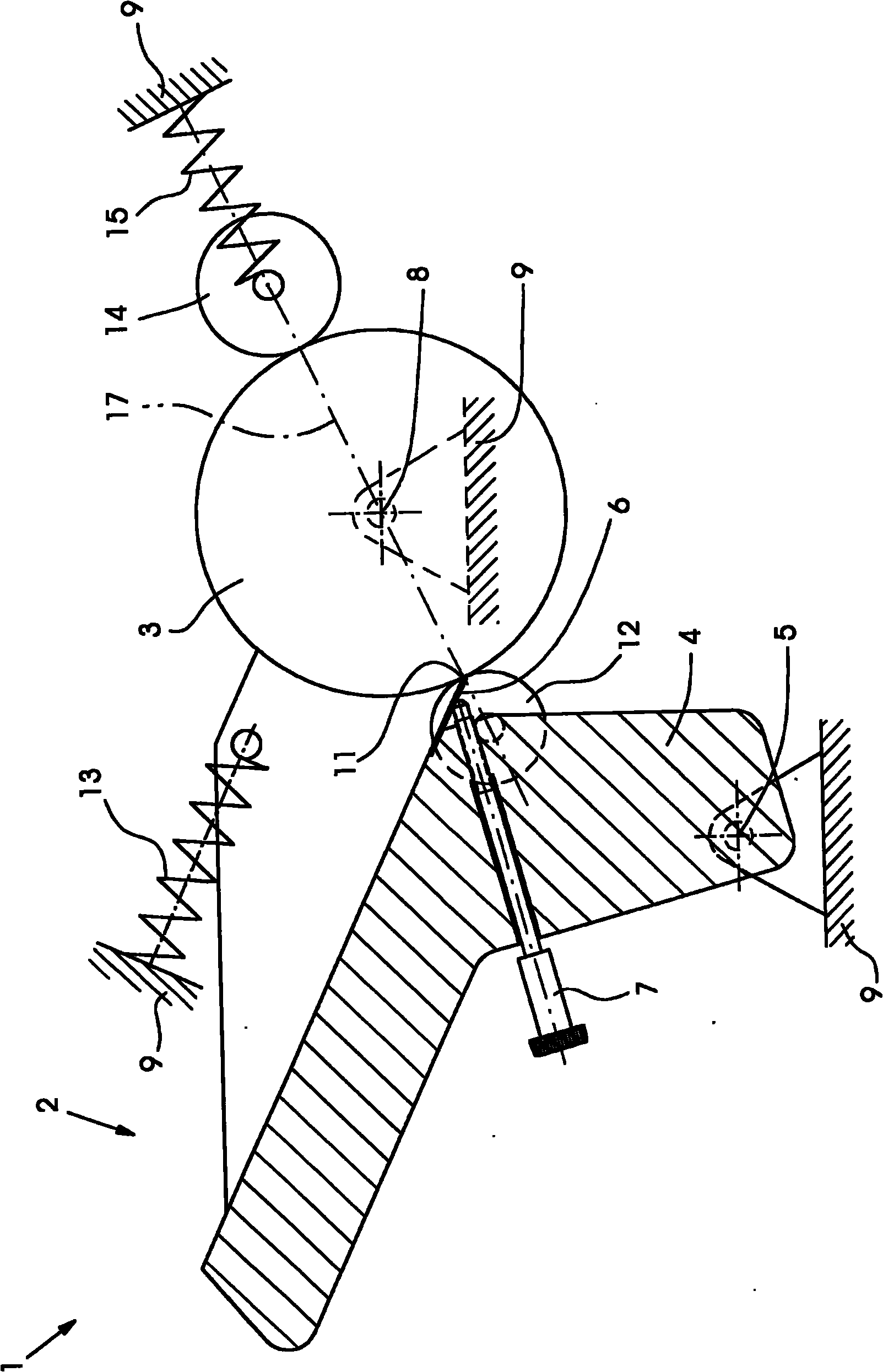 Apparatus for metering printing ink