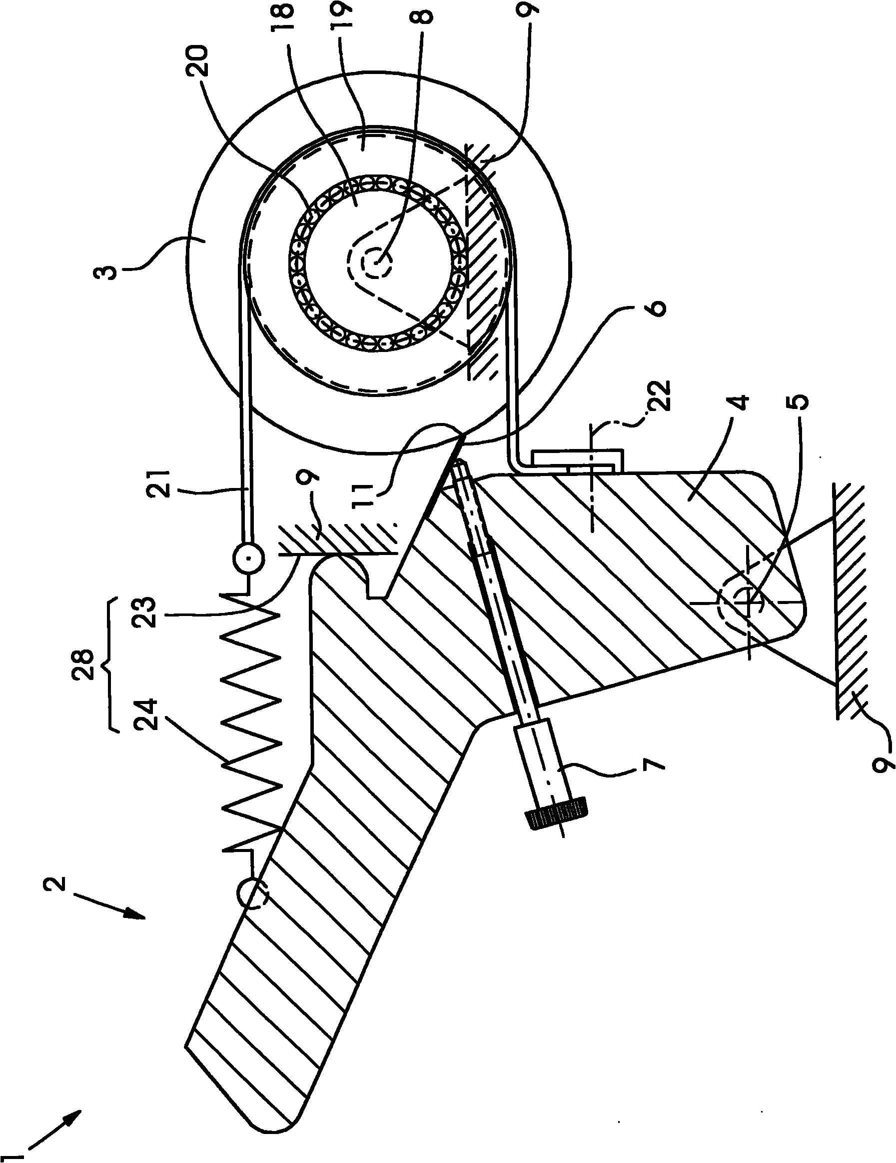 Apparatus for metering printing ink