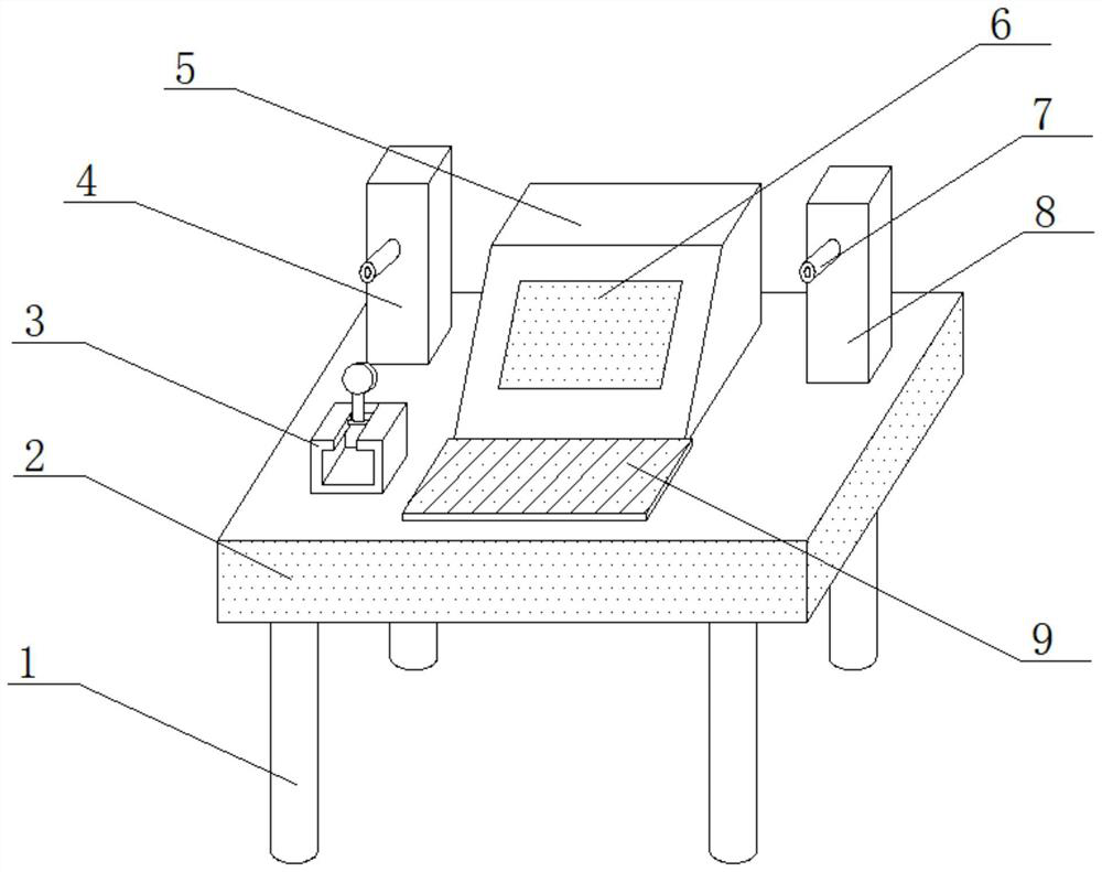 Automatic control teaching platform and teaching system based on PLC