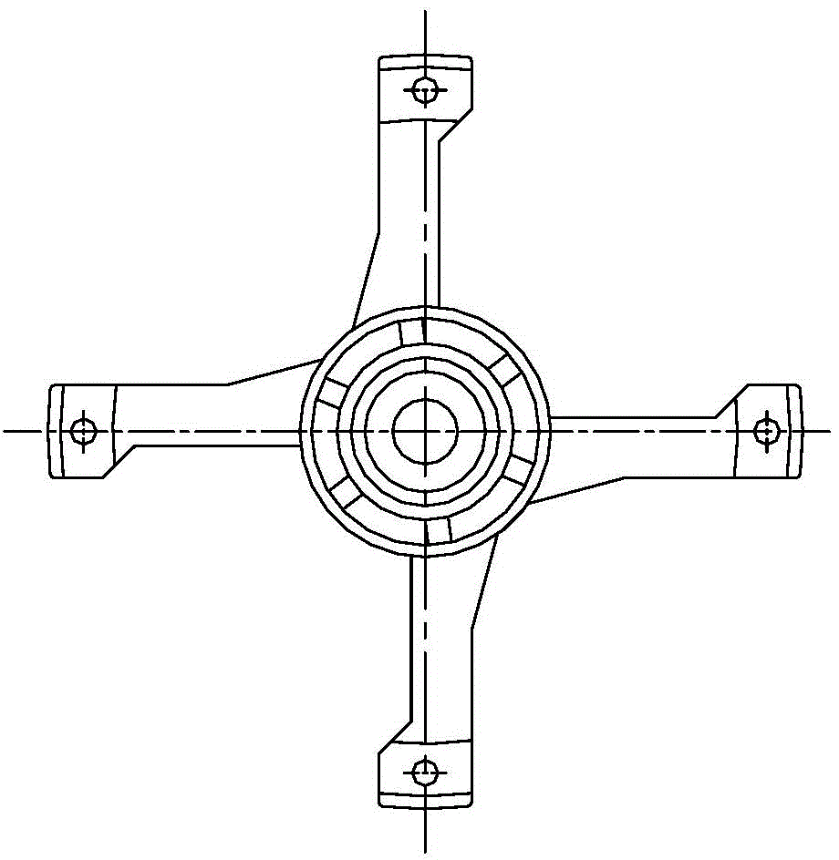 A four-point clamping fixture