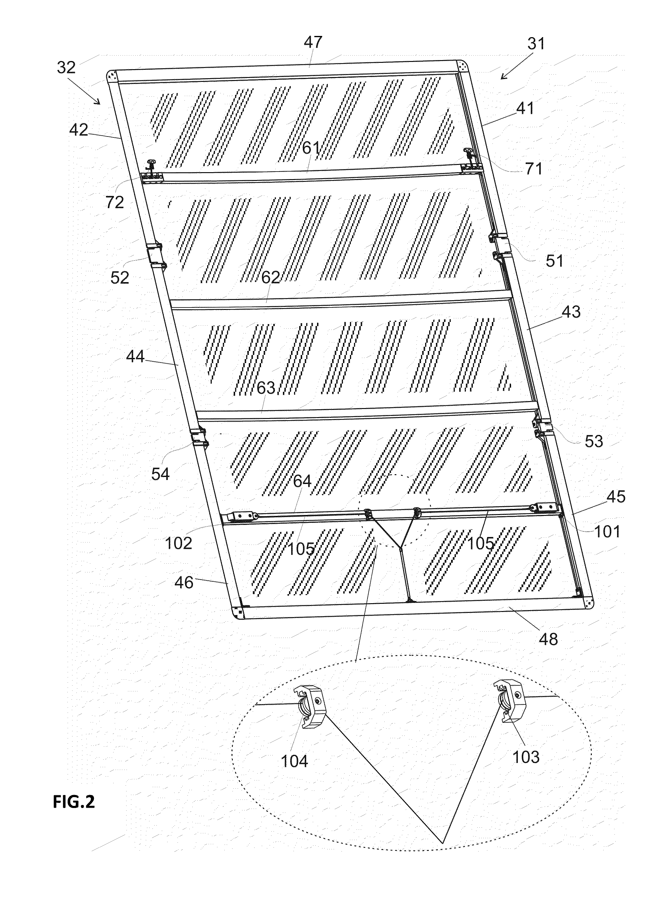 System for securing a truck bed cover