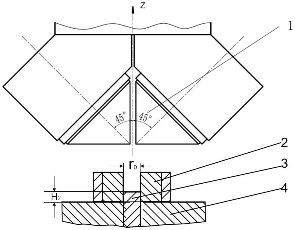 Forming method of large-diameter functional gradient thin-wall circular ring part based on double-roller rotary forging