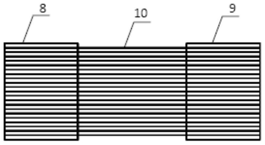 Preparation method of 1-3 composite material based on multi-wire cutting technology