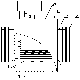 Main transformer radiator cooling device with photovoltaic conversion function and use method thereof