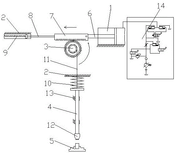 A non-damping collision testing machine