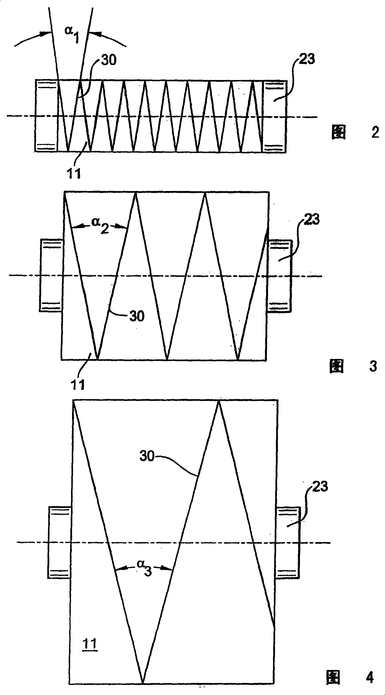 Method for manufacturing cross winding bobbin