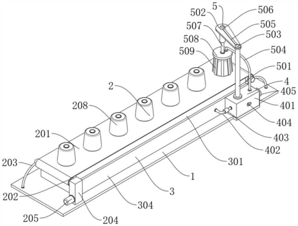 Cotton yarn dyeing device