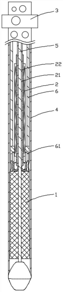 Pre-positioning device of implantation instrument for cardiac surgery and surgical assembly