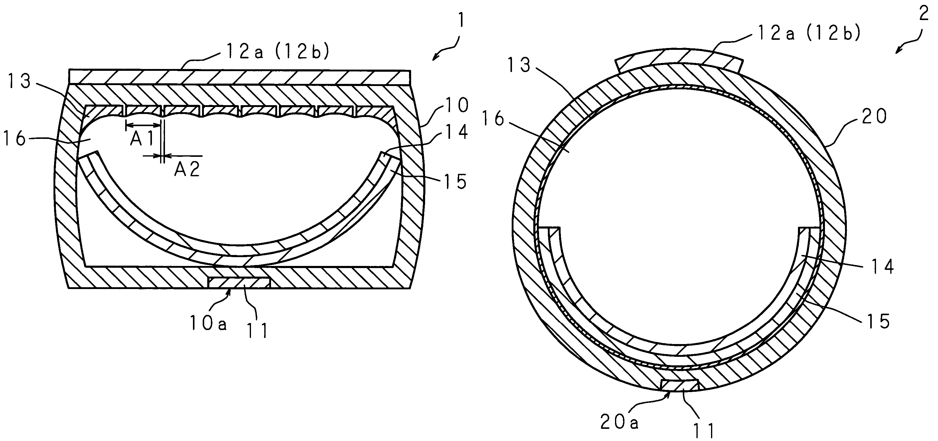 Gas-discharge tube and display apparatus