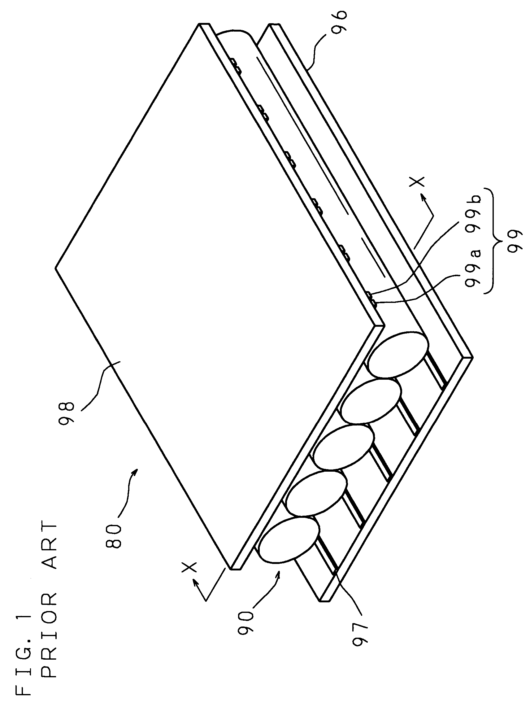 Gas-discharge tube and display apparatus