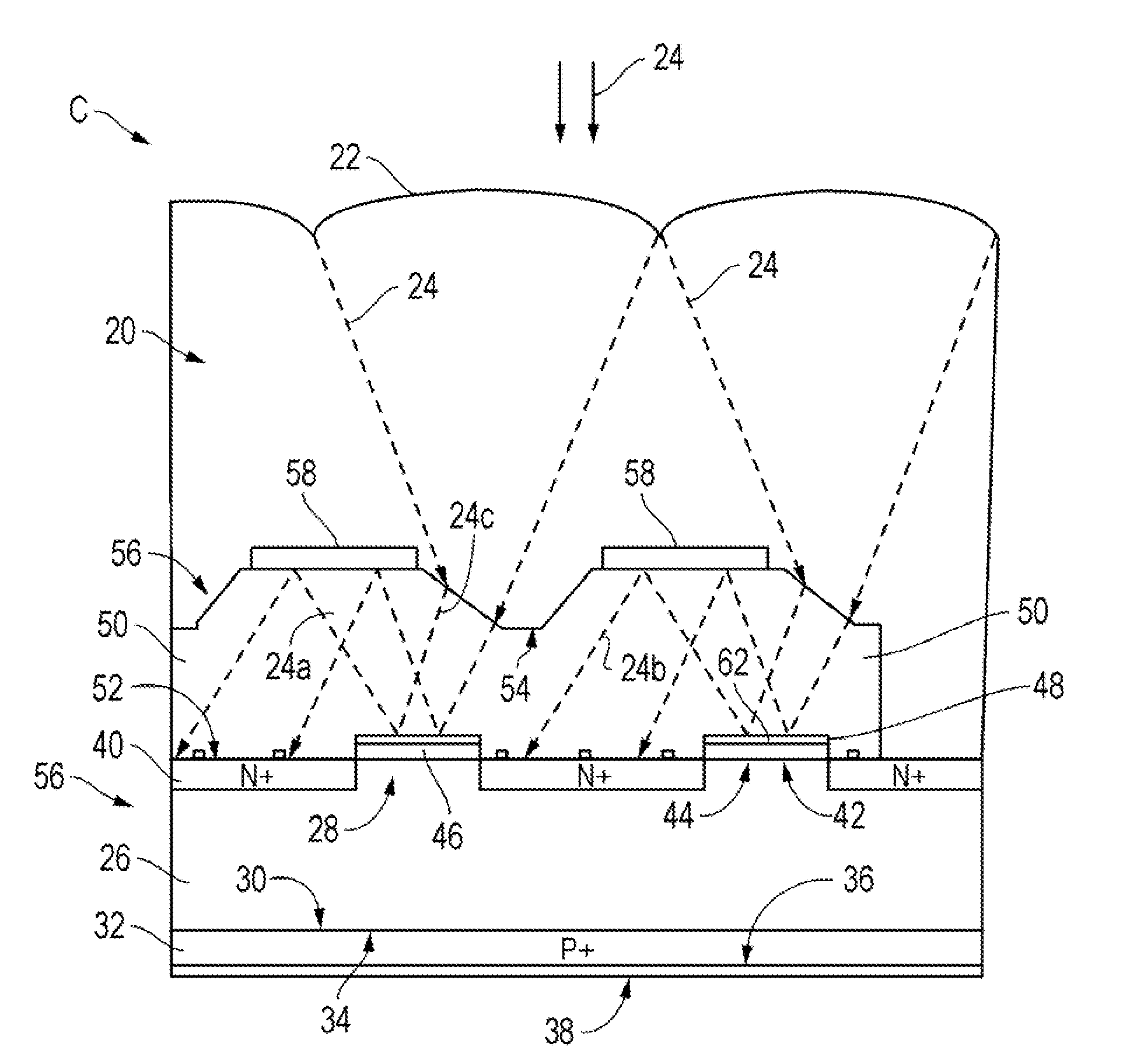 Lateral ultra-high efficiency solar cell