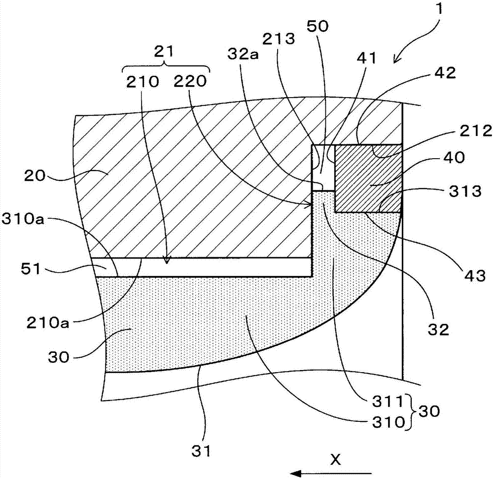 Compressor housing for supercharger and manufacturing method thereof