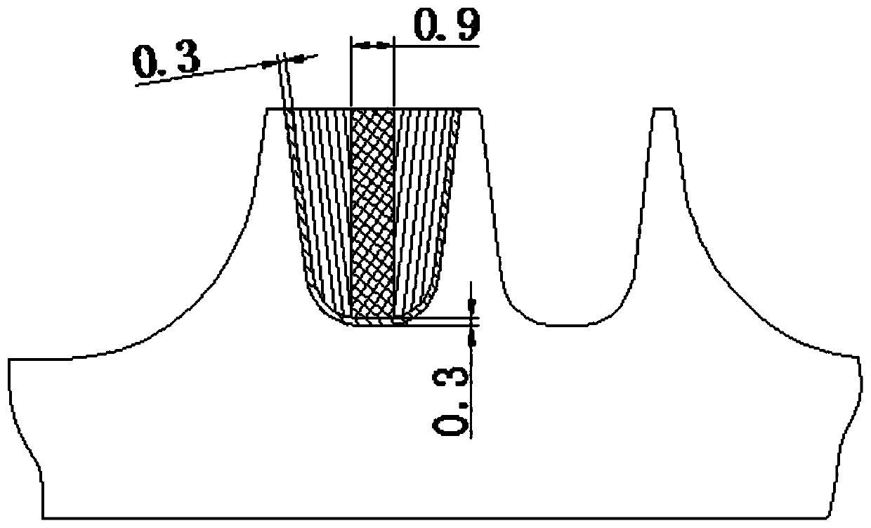 A processing method for improving the surface integrity of sealing grate teeth of rotating parts