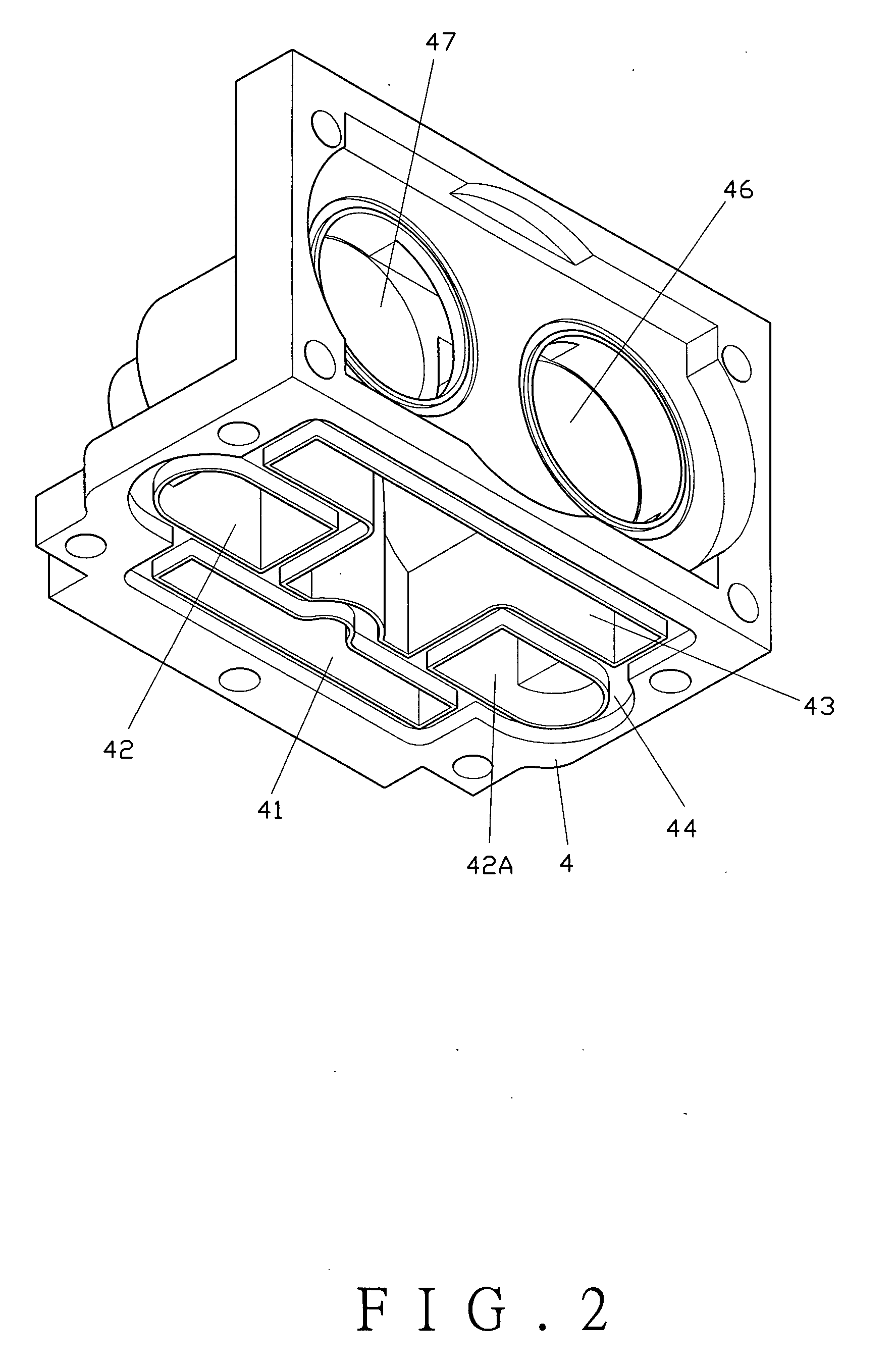 Control valve structure for an oxygen machine