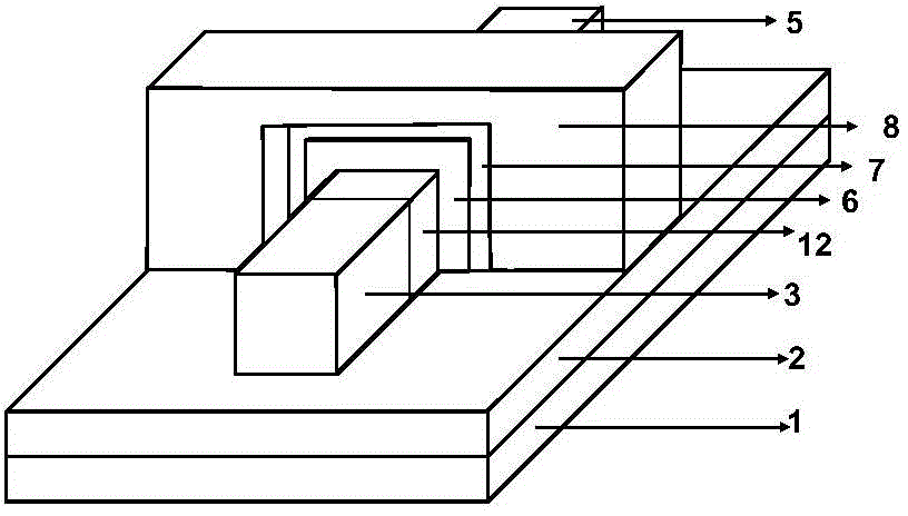 Breakdown-preventing SOI folding gate insulated tunneling bipolar transistor and making method thereof