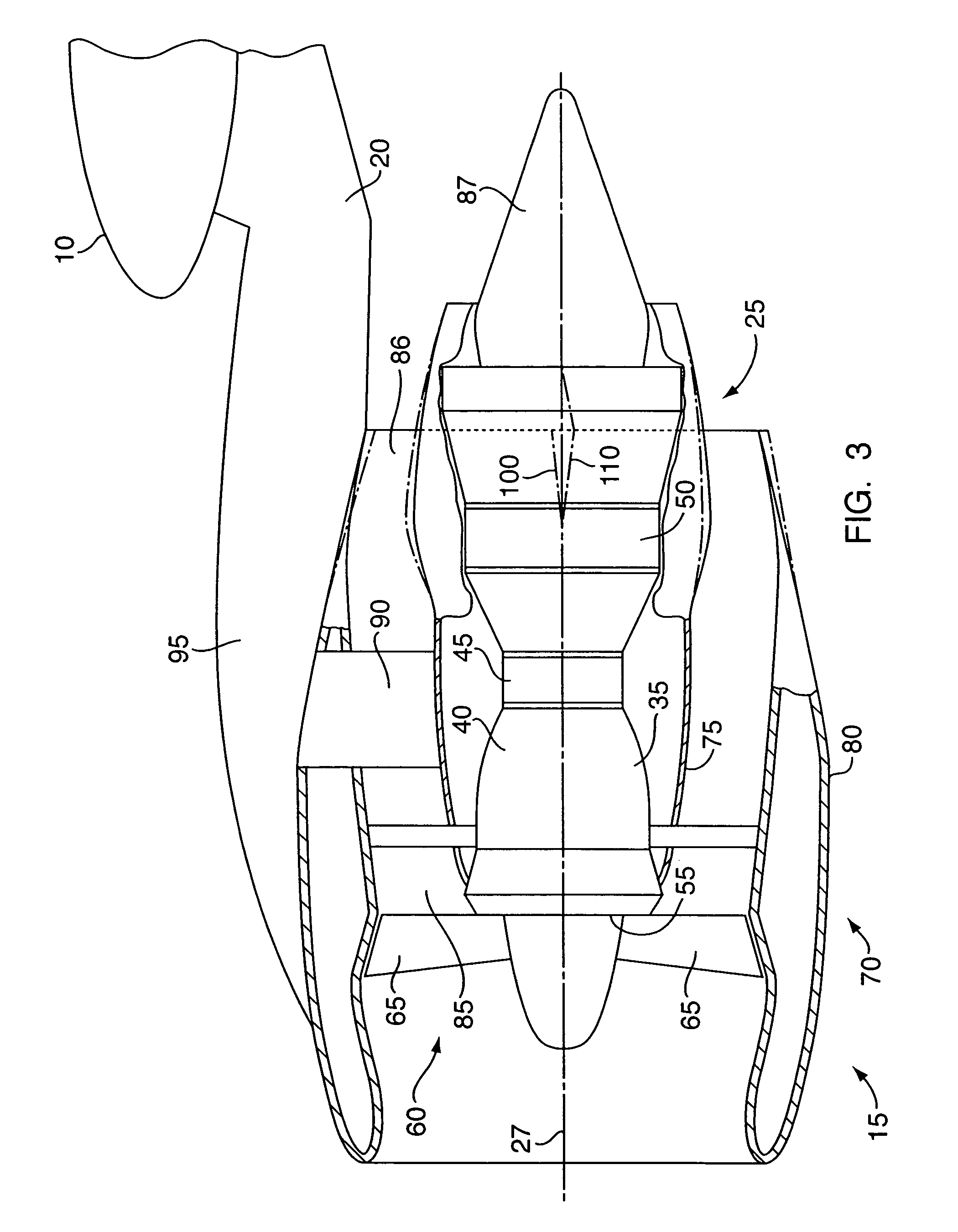 Fan exhaust nozzle for turbofan engine