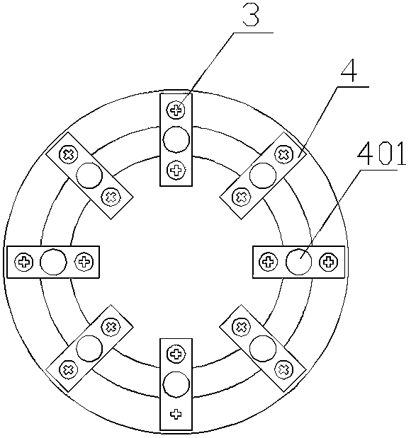 Substrate fixing fixture for magnetron sputtering coating machine and using method