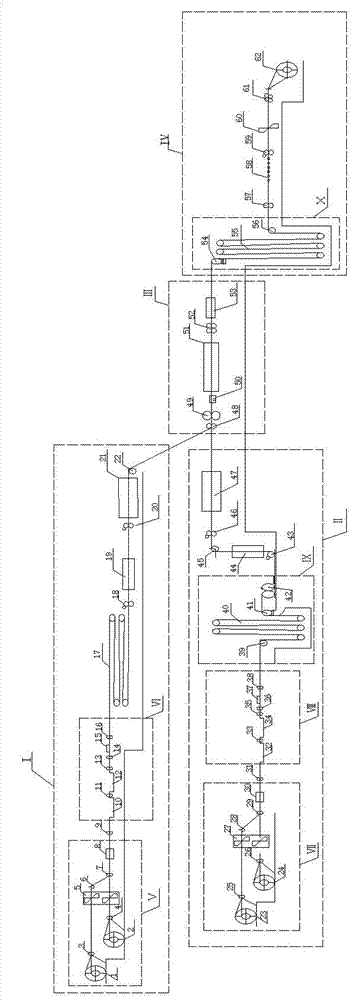 Continuous automatic production device of vibration damping plate and production method