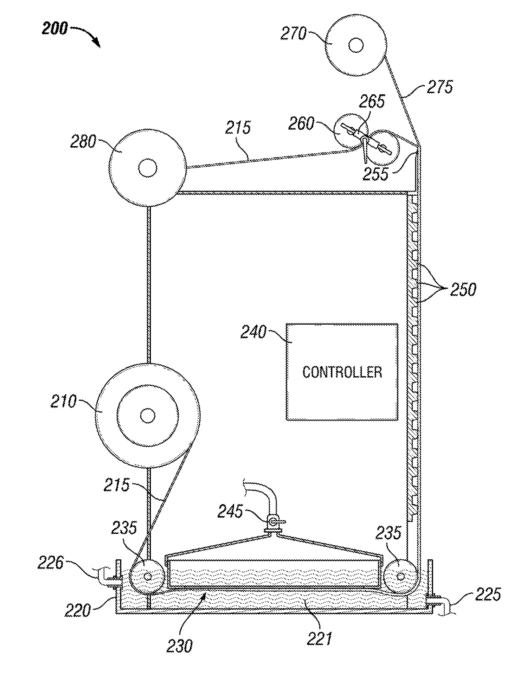 Systems and Methods for Continuous Manufacture of Buckypaper Materials