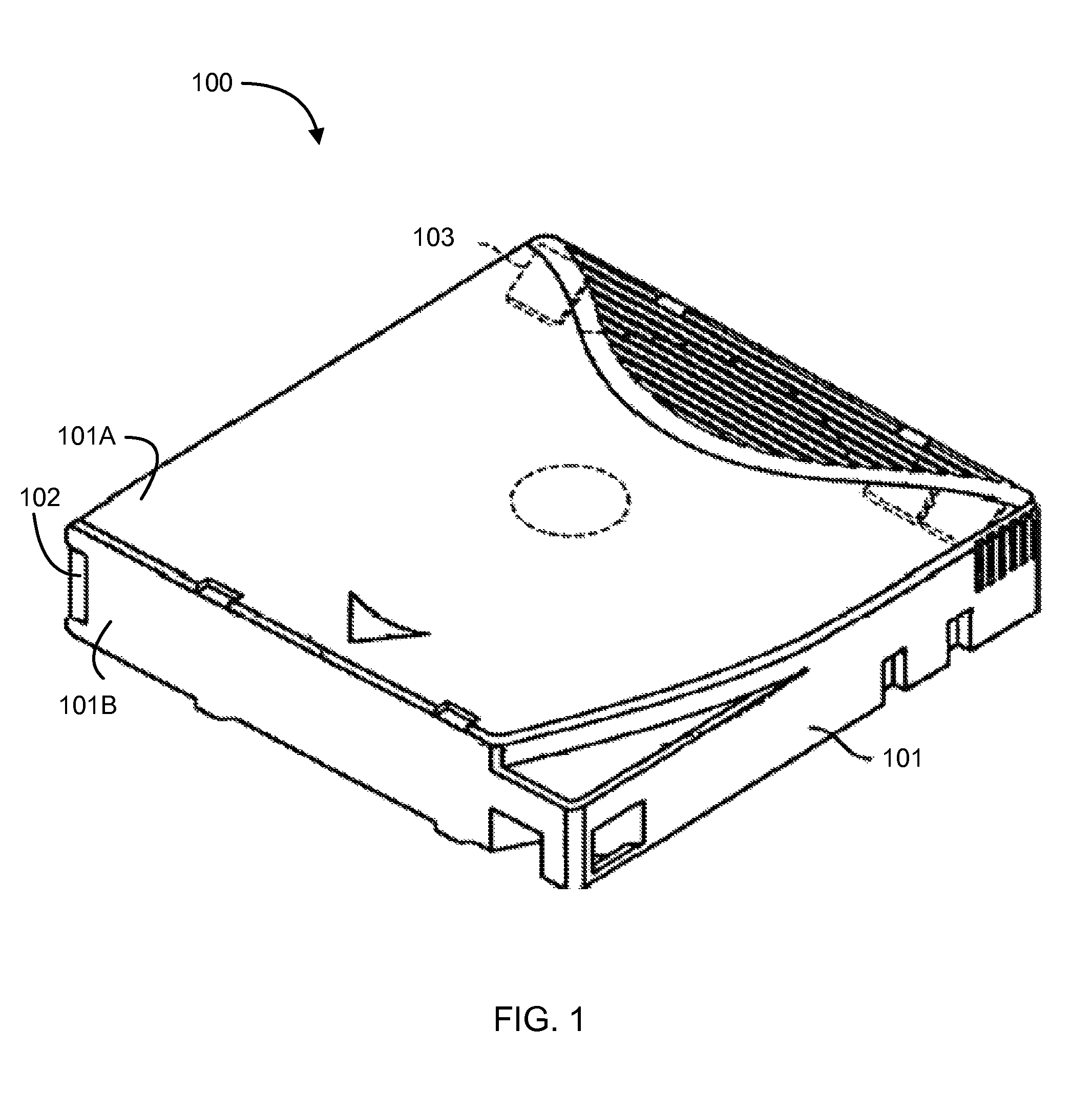 Cartridge for storing biosample plates and use in automated data storage systems