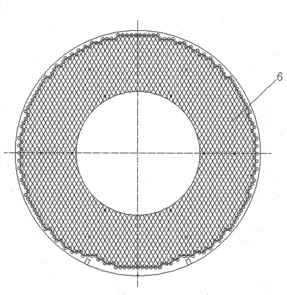 A disk and ring type baffle plate floating head heat exchanger with temperature control function