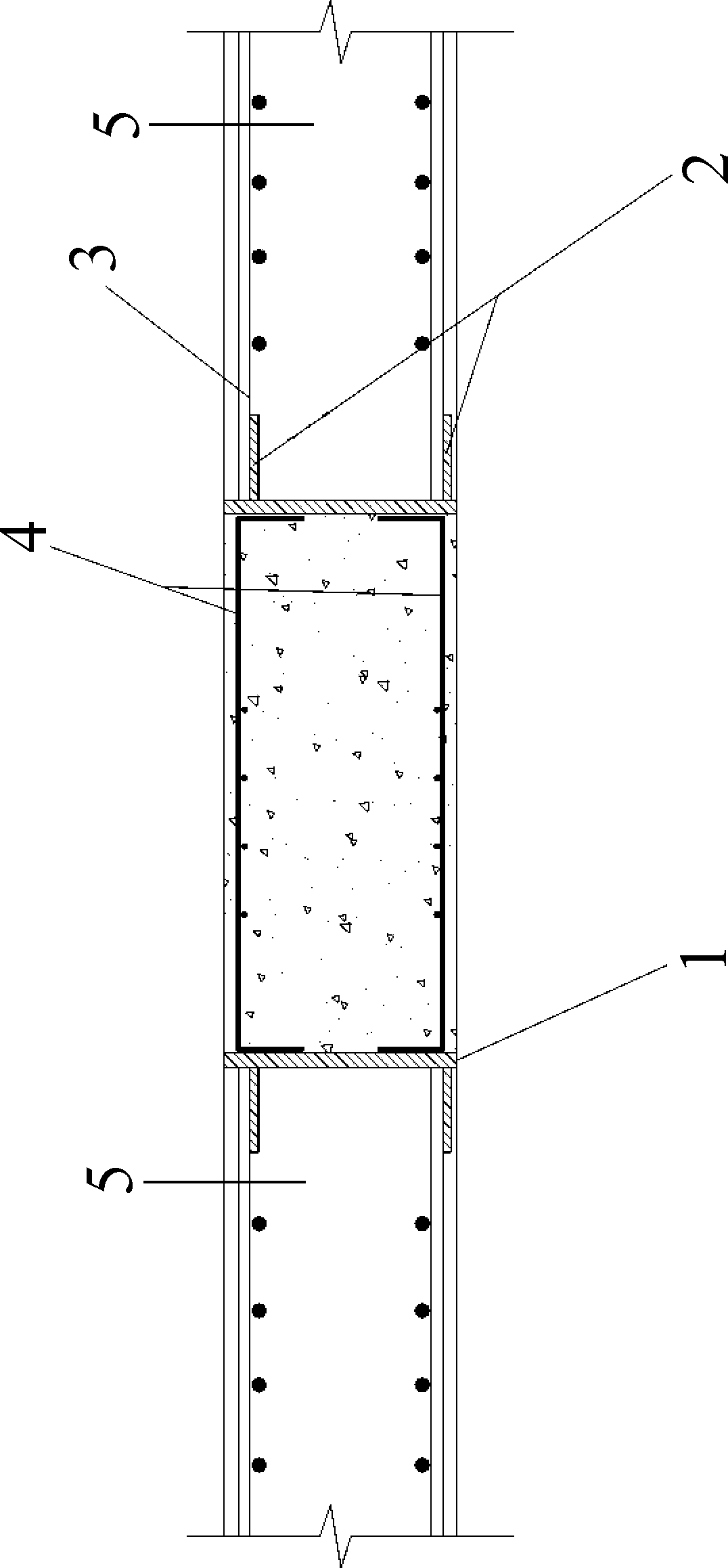 Reinforcing steel bar processing apparatus used for foundation pit support column and floor slab joint and usage method thereof