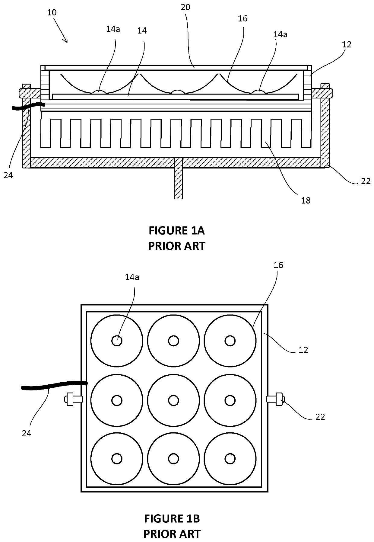 Lightweight LED lighting systems for permanent and semi-permanent mounting on elevated structures having integrated support and thermal transfer features