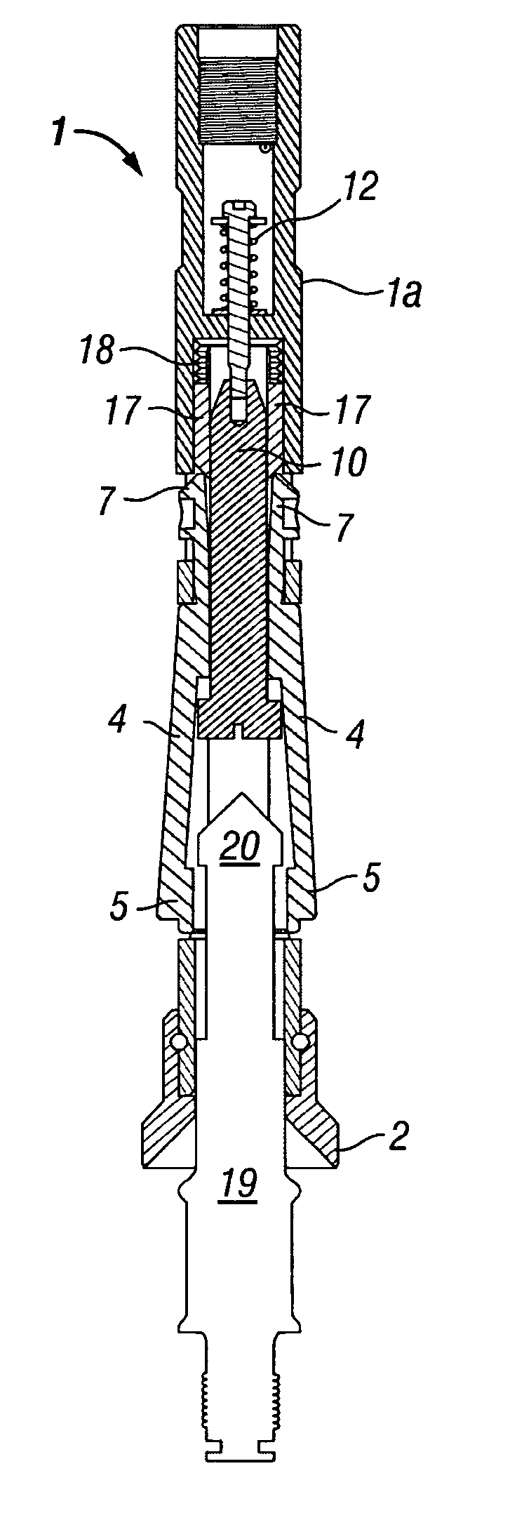 Spear head overshot for use in a cable guided fishing assembly