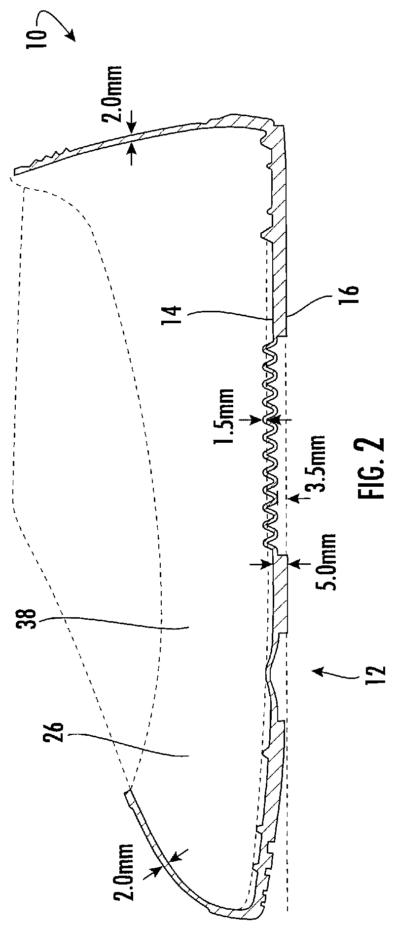 Slip resistant expansion overshoe