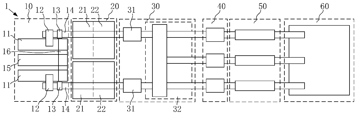 Imbricated battery string production equipment