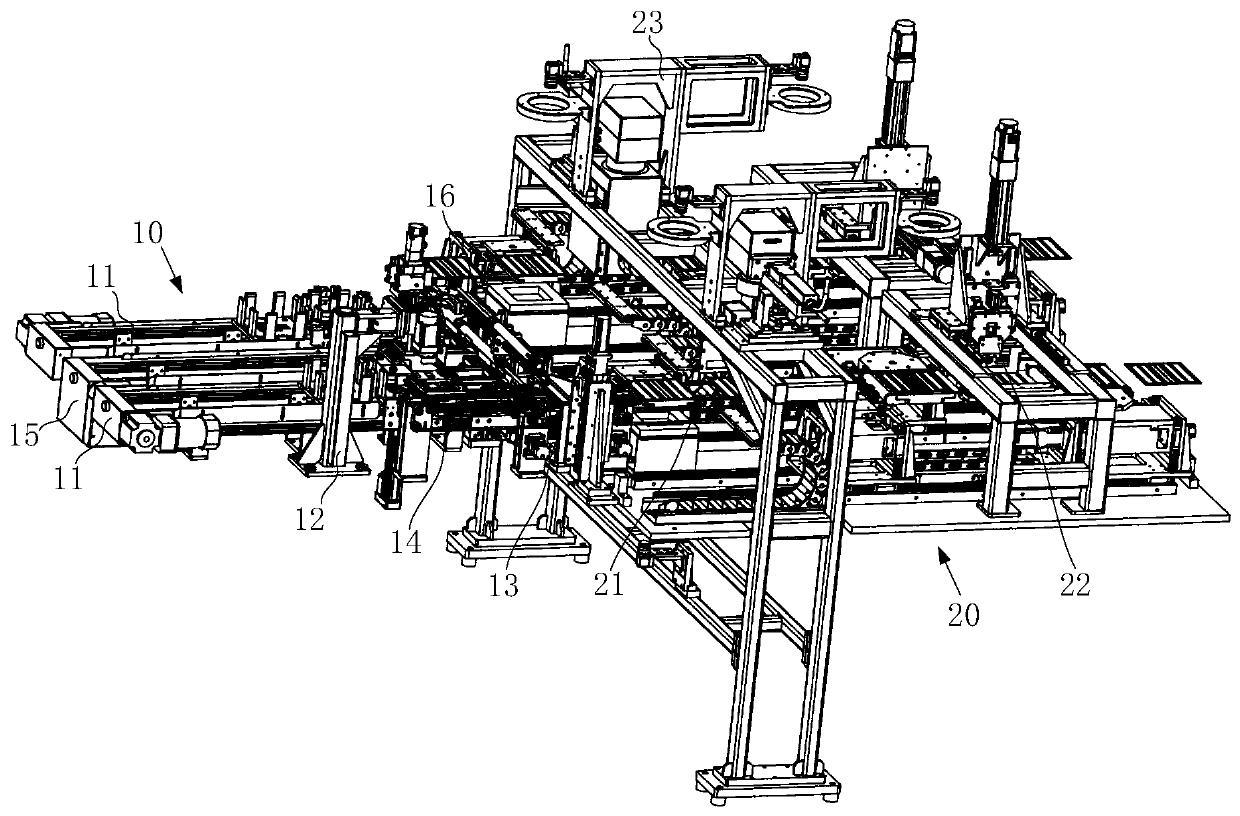 Imbricated battery string production equipment