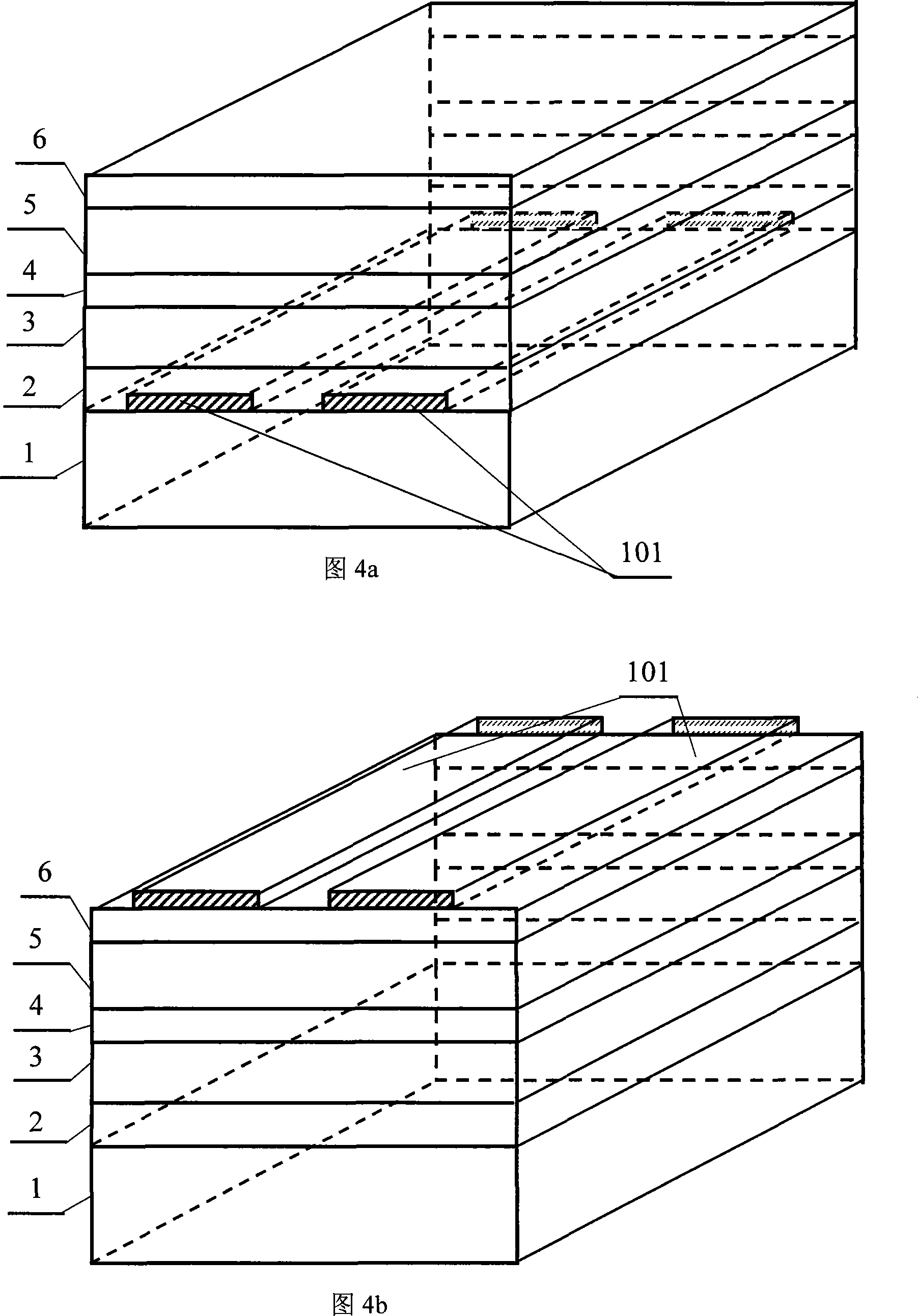 ZnO base luminescent part with adulteration layer structure