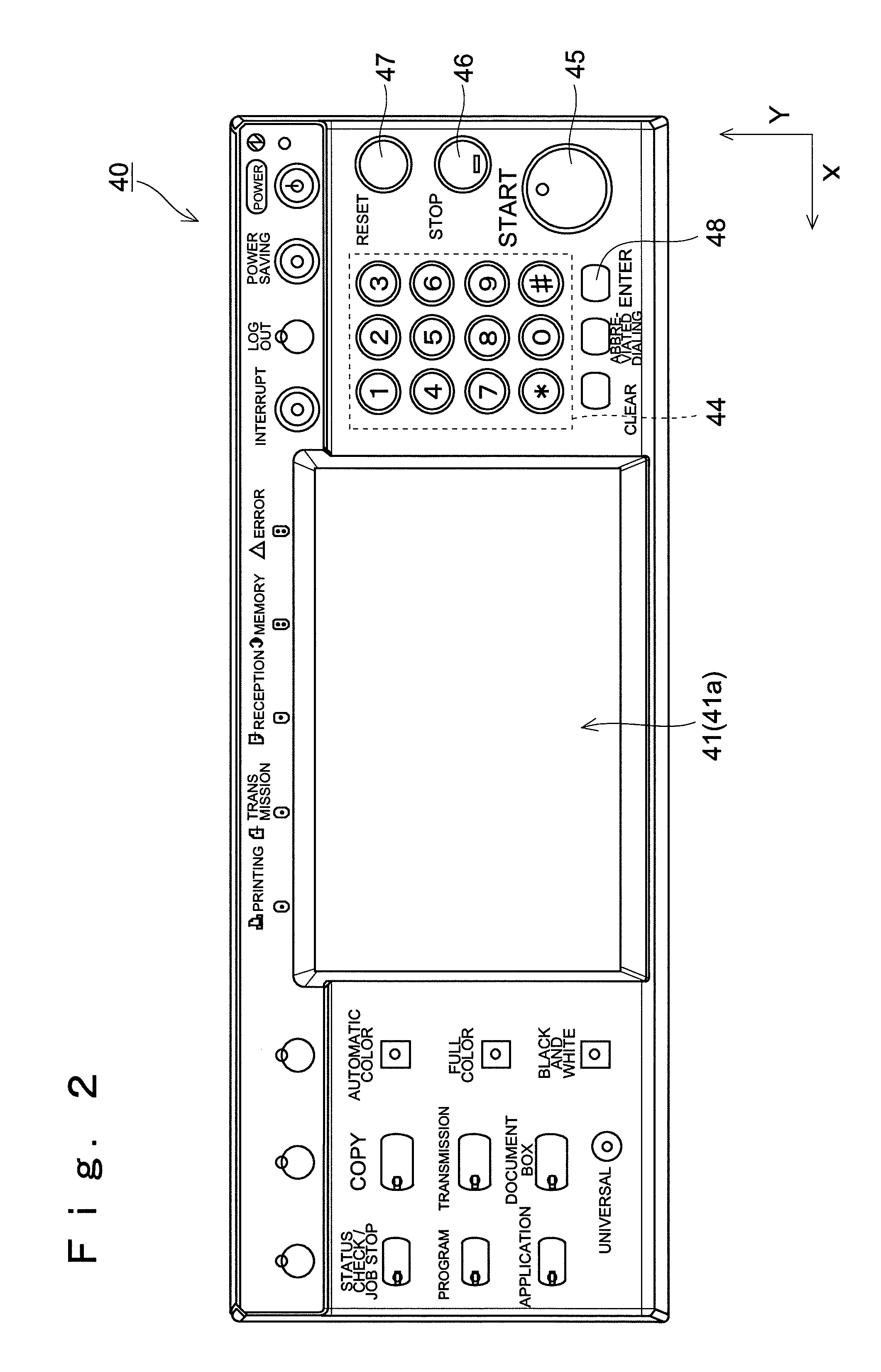 Image forming apparatus and display method using operation display portion thereof